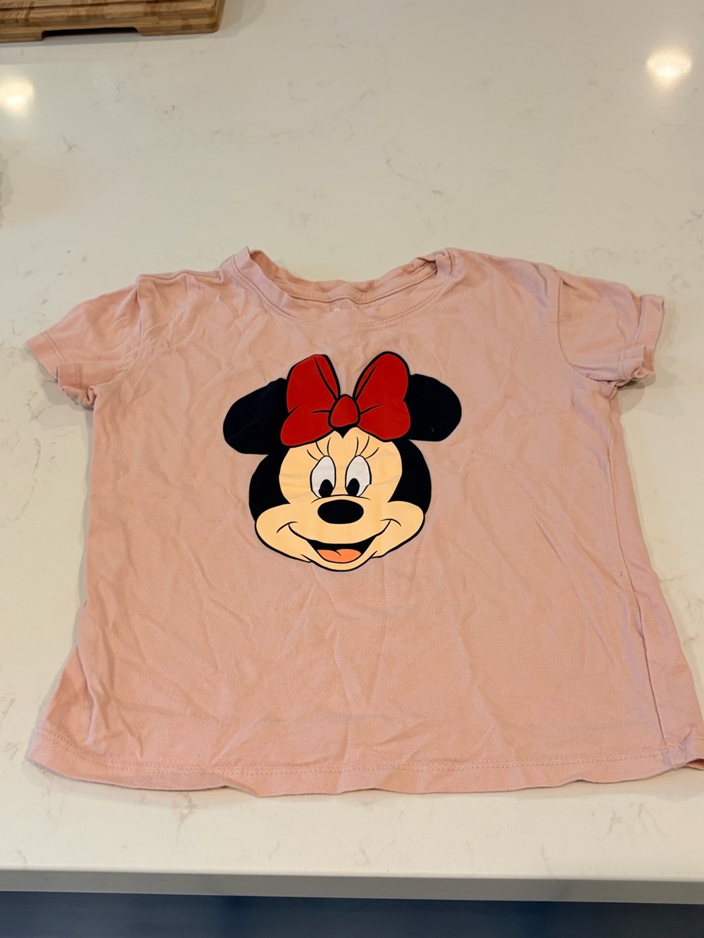Old Navy Light Pink Minnie Mouse Short Sleeve Tee